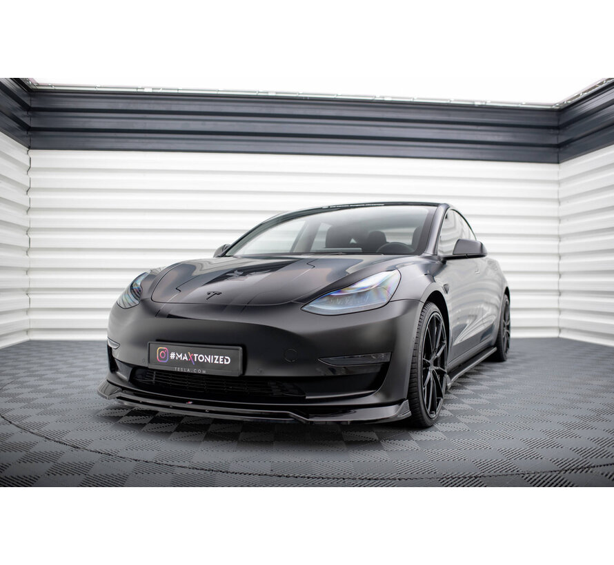 Maxton Design Set of Splitters Tesla Model 3
