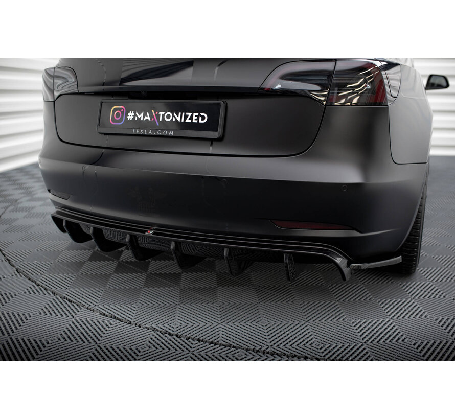 Maxton Design Set of Splitters Tesla Model 3