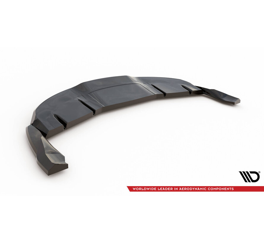 Maxton Design Rear Splitter (with vertical bars) V.1 Tesla Model 3 Project Highland(Facelift)