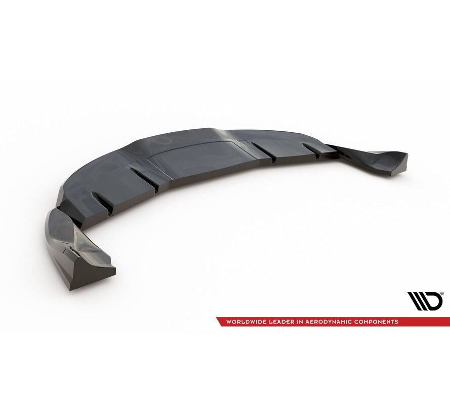 Maxton Design Rear Splitter (with vertical bars) V.2 Tesla Model 3 Project Highland(Facelift)