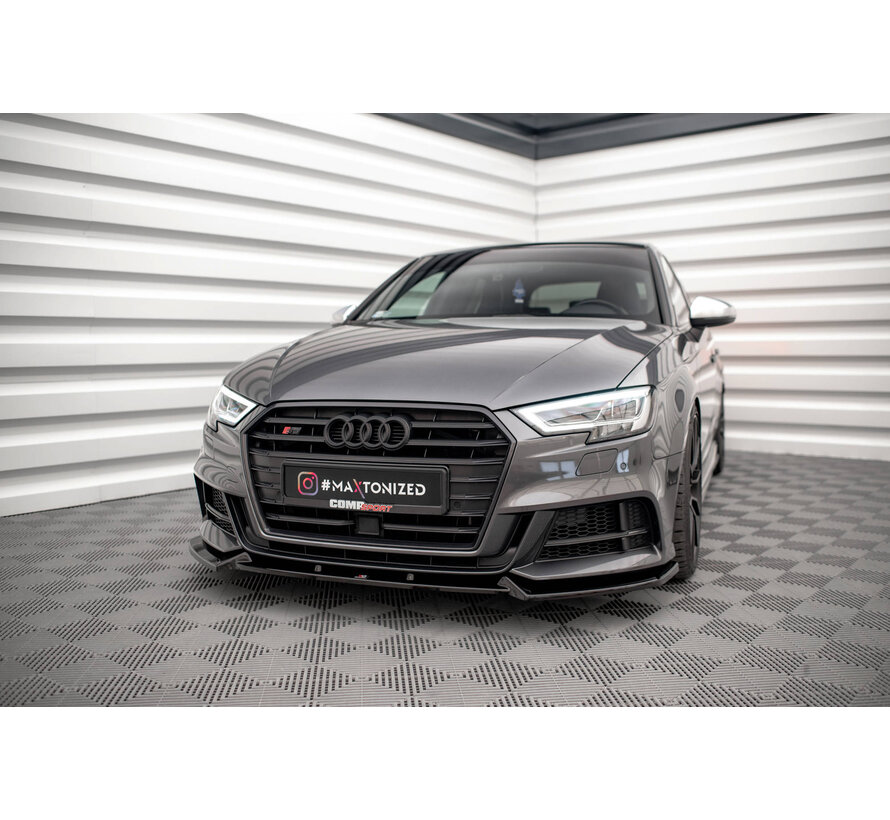 Maxton Design Set of Splitters Audi S3 Sportback 8V Facelift