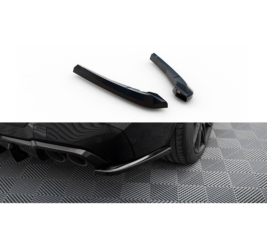 Maxton Design Rear Side Splitters V.2 BMW X3 M F97 Facelift