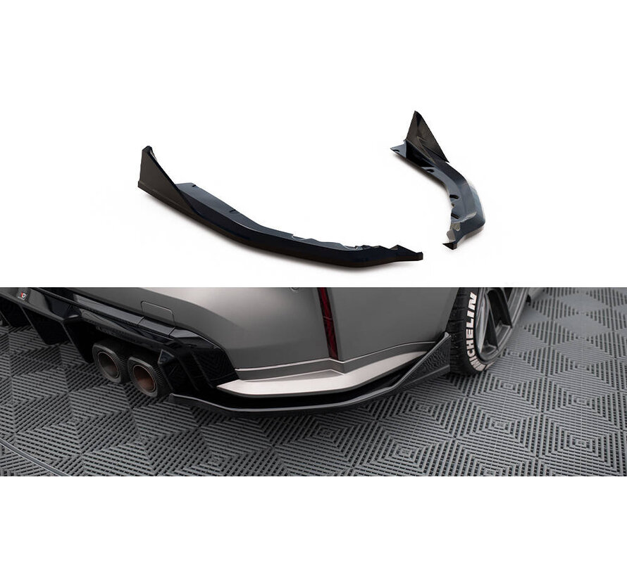 Maxton Design Rear Side Splitters V.5 (For rear valance v.1)  BMW M4 G82
