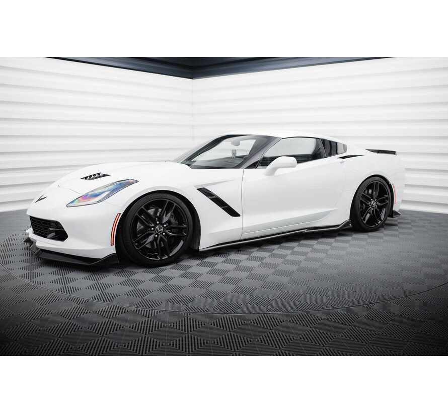 Maxton Design Set of Splitters Chevrolet Corvette Stingray C7