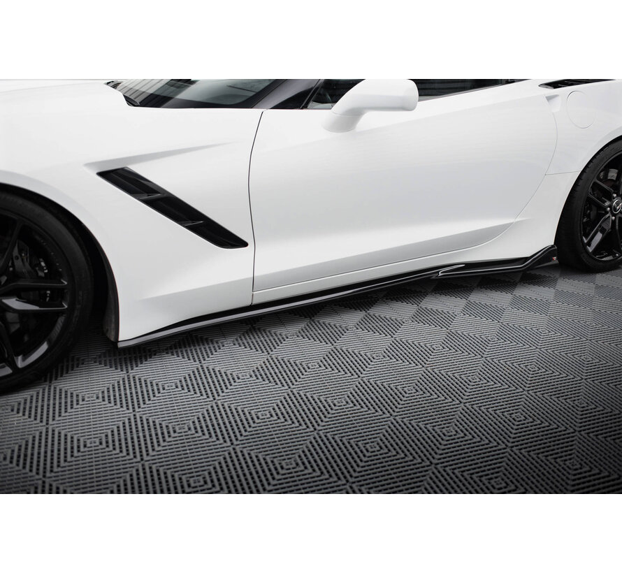 Maxton Design Set of Splitters Chevrolet Corvette Stingray C7