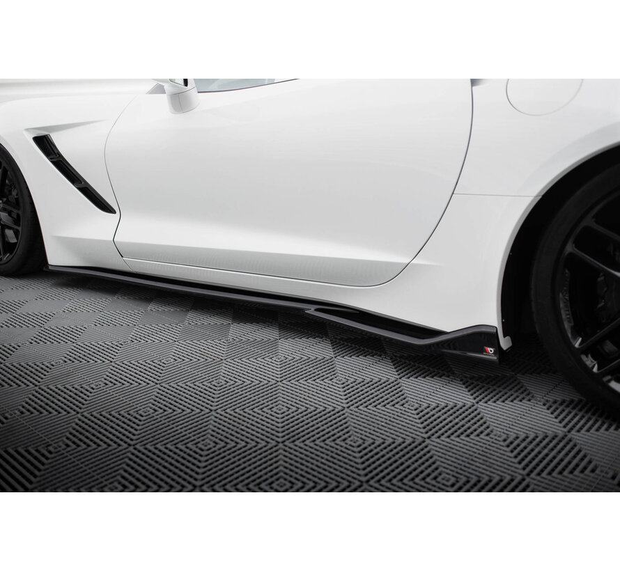 Maxton Design Set of Splitters Chevrolet Corvette Stingray C7