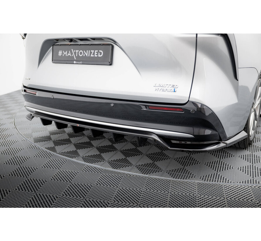 Maxton Design Rear Splitter (with vertical bars) Toyota Sienna Mk4