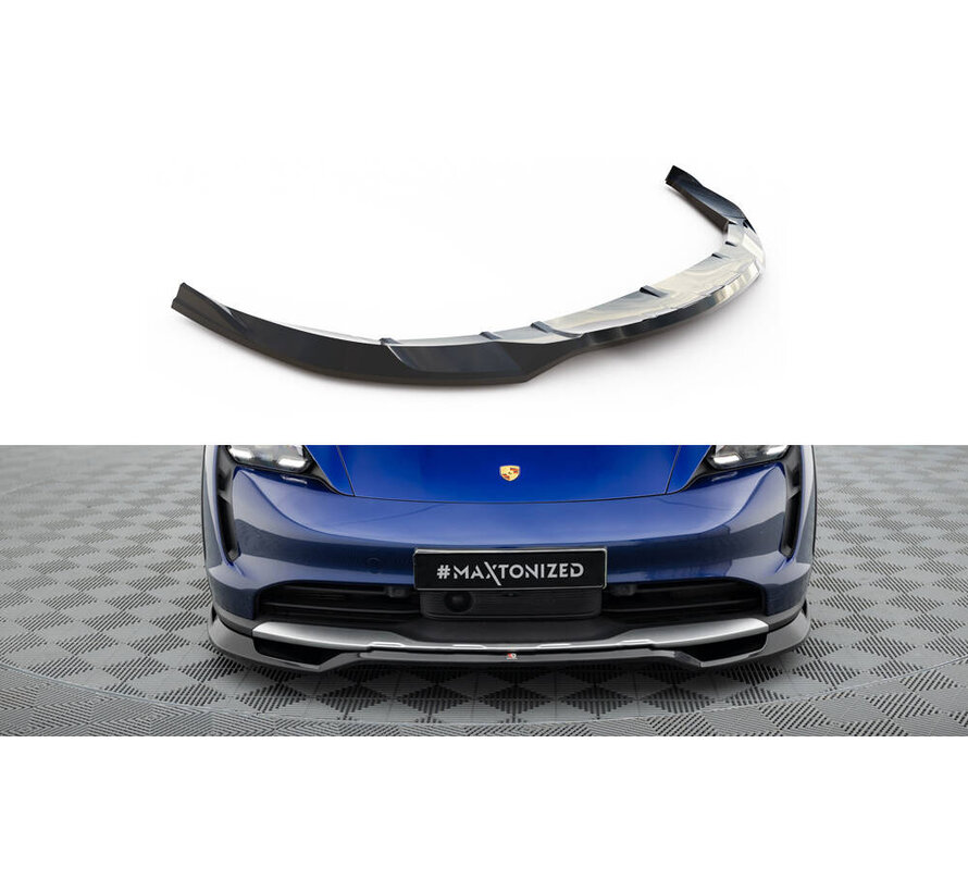 Maxton Design Front Splitter  Porsche Taycan Cross Turismo 4S