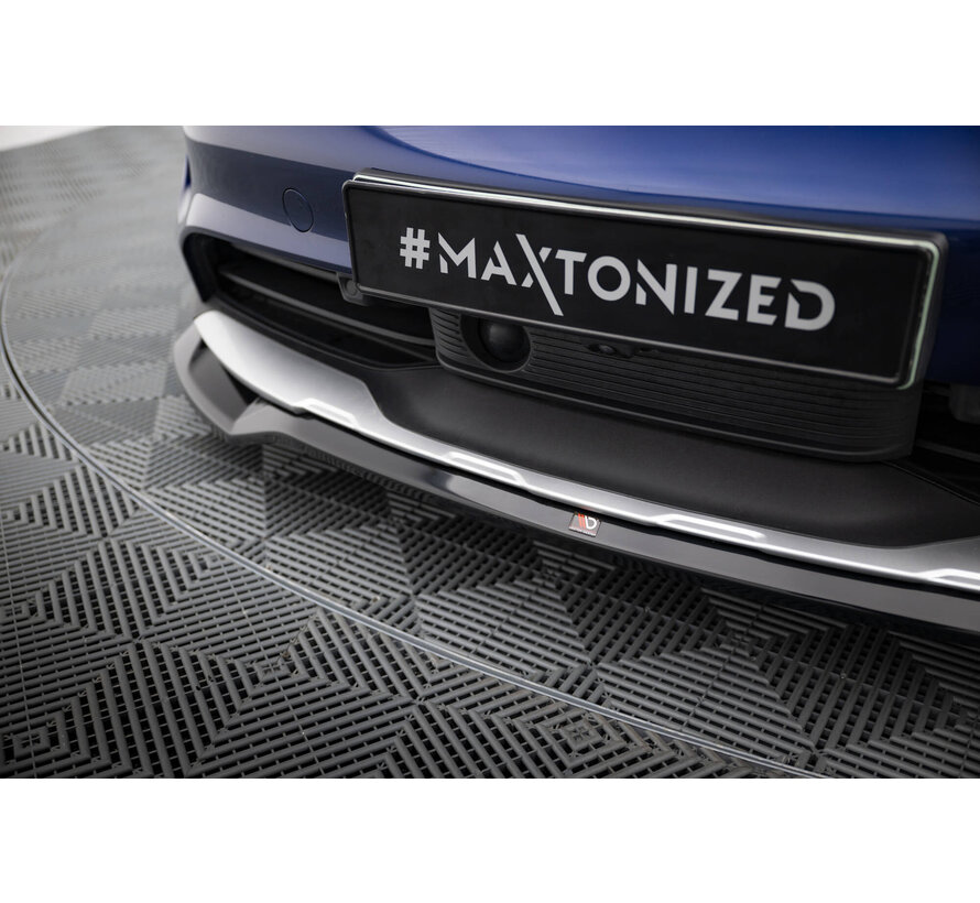 Maxton Design Front Splitter  Porsche Taycan Cross Turismo 4S