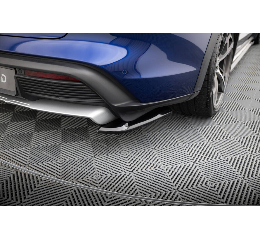 Maxton Design Rear Side Splitters Porsche Taycan Cross Turismo 4S