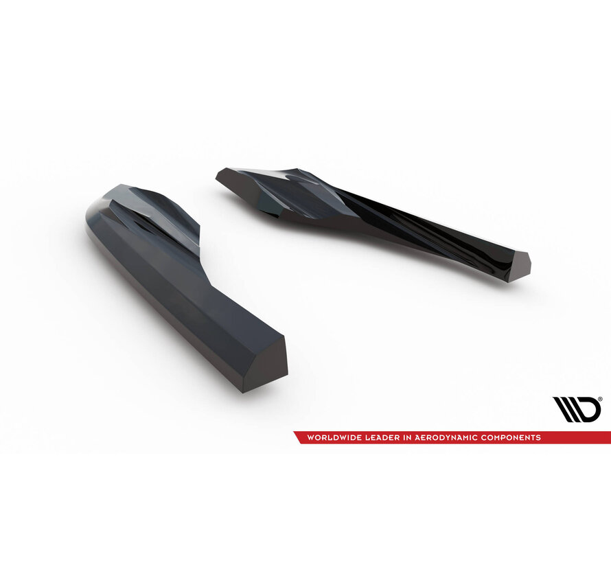 Maxton Design Rear Side Splitters Porsche Taycan Cross Turismo 4S