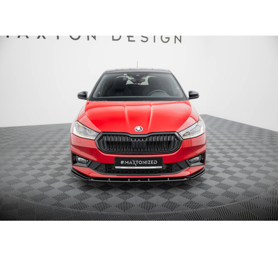Maxton Design Front Splitter  Skoda Fabia Monte Carlo Mk4
