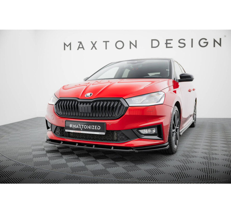Maxton Design Front Splitter  Skoda Fabia Monte Carlo Mk4