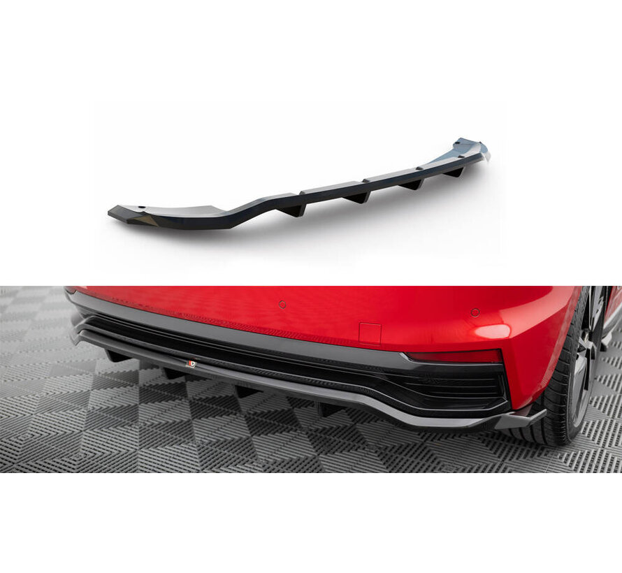 Maxton Design Rear Splitter (with vertical bars) Skoda Fabia Monte Carlo Mk4