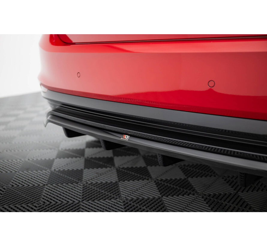Maxton Design Rear Splitter (with vertical bars) Skoda Fabia Monte Carlo Mk4