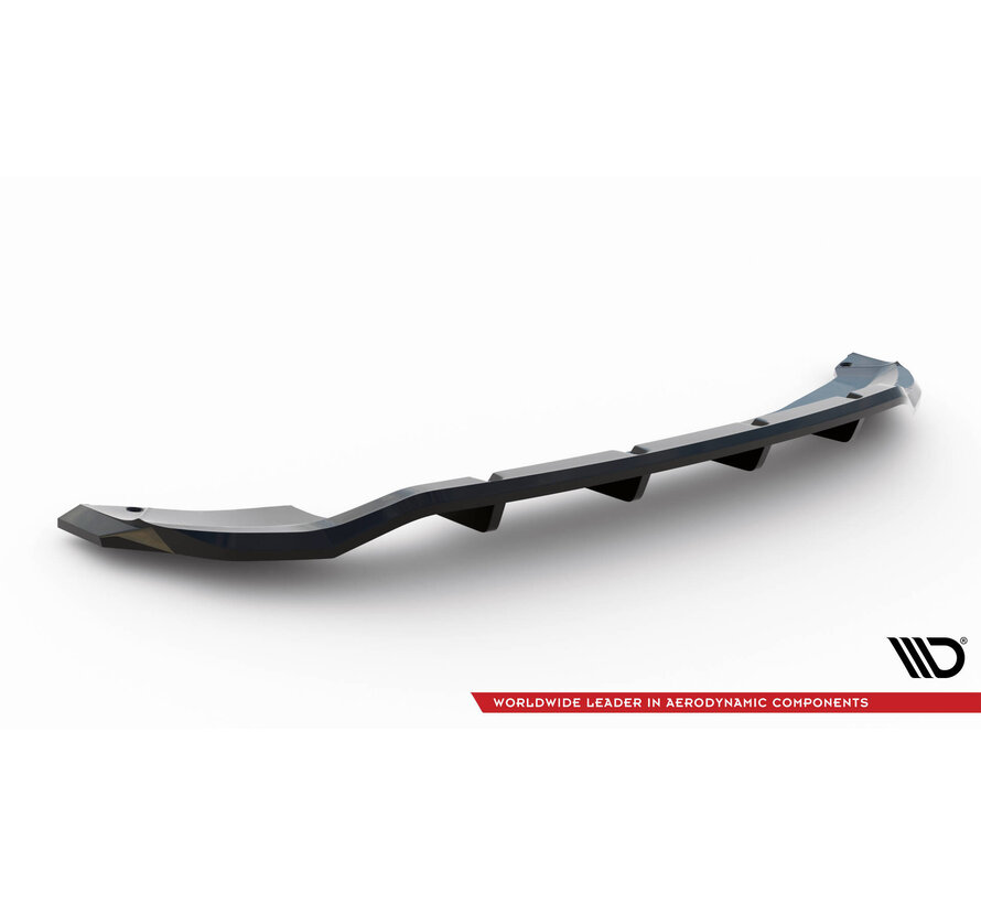 Maxton Design Rear Splitter (with vertical bars) Skoda Fabia Monte Carlo Mk4