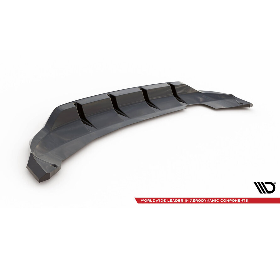 Maxton Design Rear Splitter (with vertical bars) Skoda Fabia Monte Carlo Mk4
