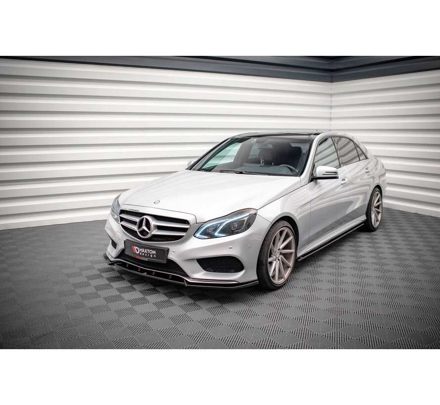 Maxton Design Set of Splitters Mercedes-Benz E AMG-Line Sedan W212 Facelift