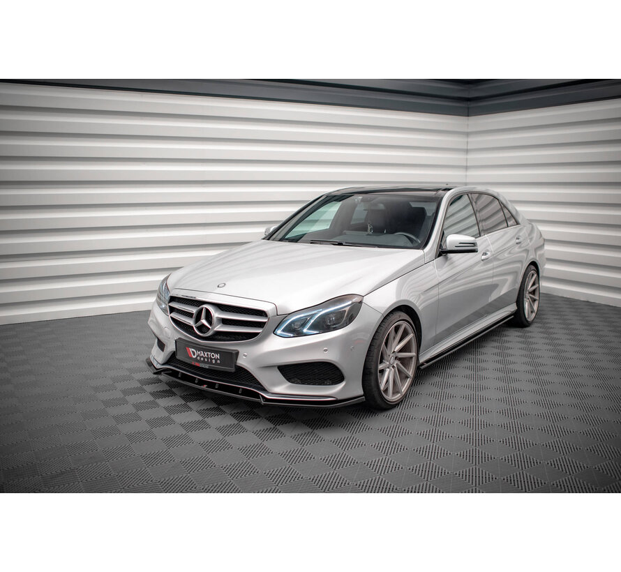 Maxton Design Set of Splitters Mercedes-Benz E AMG-Line Sedan W212 Facelift