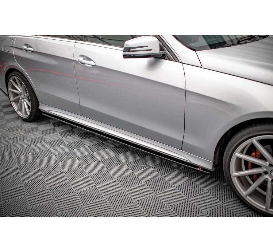 Maxton Design Set of Splitters Mercedes-Benz E AMG-Line Sedan W212 Facelift