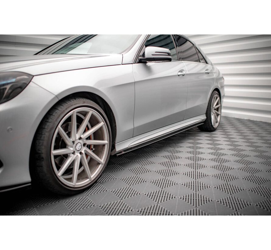 Maxton Design Set of Splitters Mercedes-Benz E AMG-Line Sedan W212 Facelift
