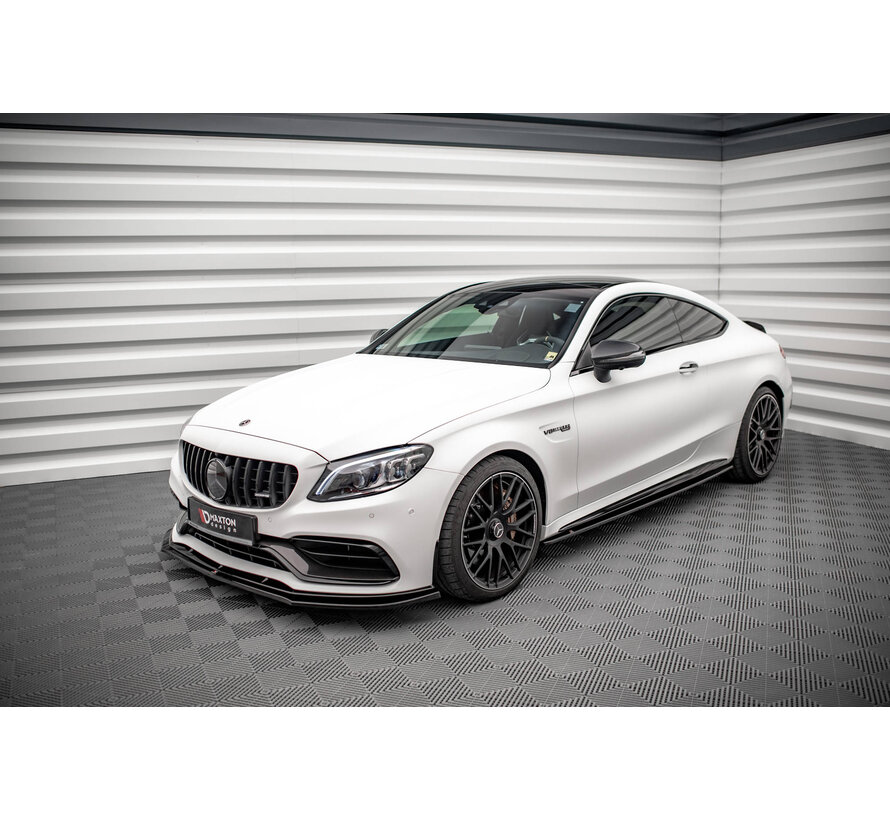 Maxton Design Set of Splitters Mercedes-AMG C 63 Coupe AMG Aero Pack C205 Facelift