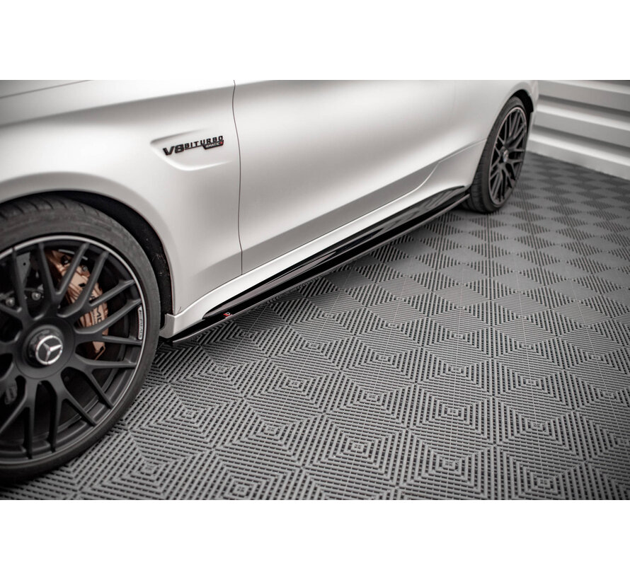 Maxton Design Set of Splitters Mercedes-AMG C 63 Coupe AMG Aero Pack C205 Facelift