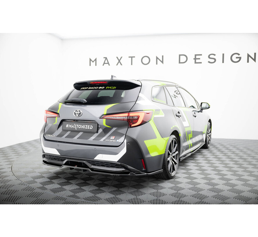 Maxton Design Rear Splitter (with vertical bars) Toyota Corolla GR Sport Touring Sports XII