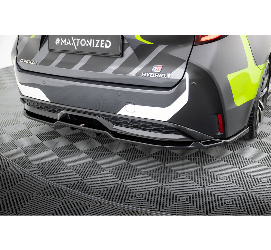 Maxton Design Rear Splitter (with vertical bars) Toyota Corolla GR Sport Touring Sports XII