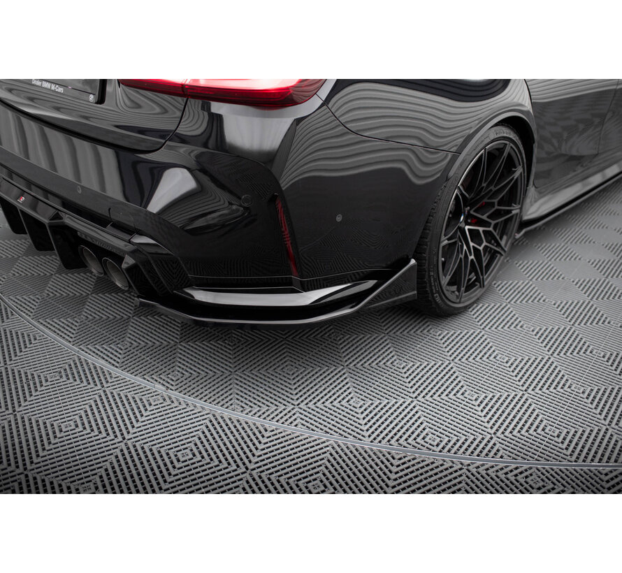 Maxton Design Rear Side Splitters V.6 CSL Look (For rear valance v.1)  BMW M3 Sedan / Touring G80 / G81