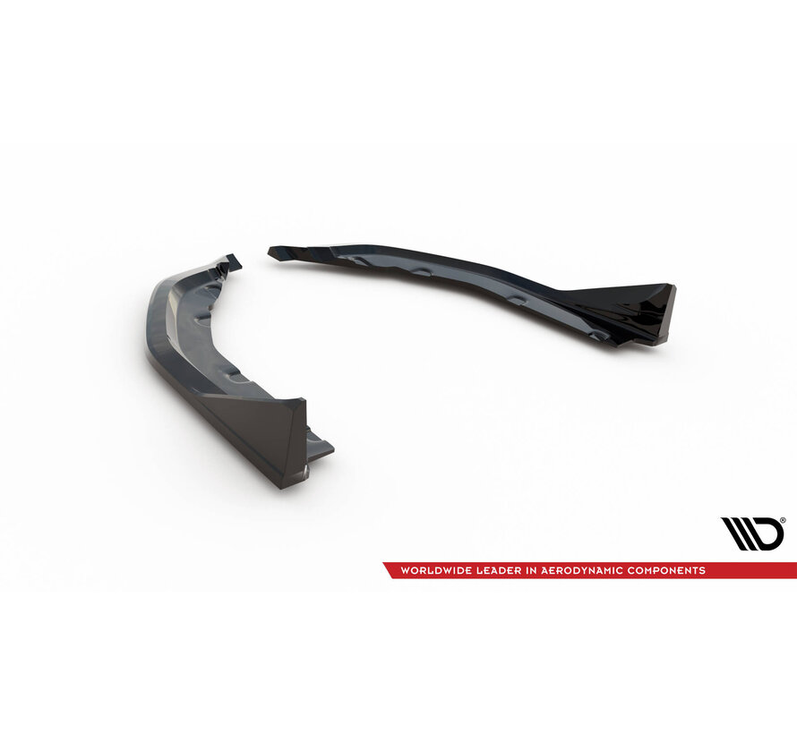 Maxton Design Rear Side Splitters V.6 CSL Look (For rear valance v.1)  BMW M3 Sedan / Touring G80 / G81