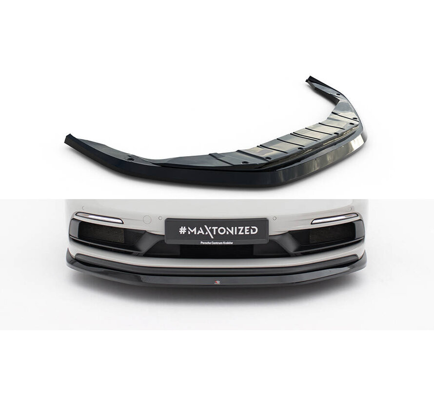 Maxton Design Front Splitter  V.1 Porsche 718 Cayman GTS 982c