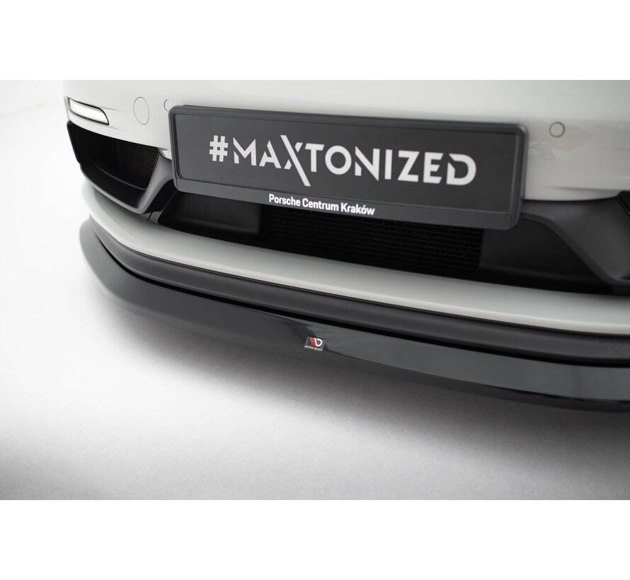 Maxton Design Front Splitter  V.1 Porsche 718 Cayman GTS 982c