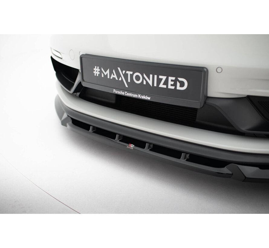 Maxton Design Front Splitter  V.2 Porsche 718 Cayman GTS 982c