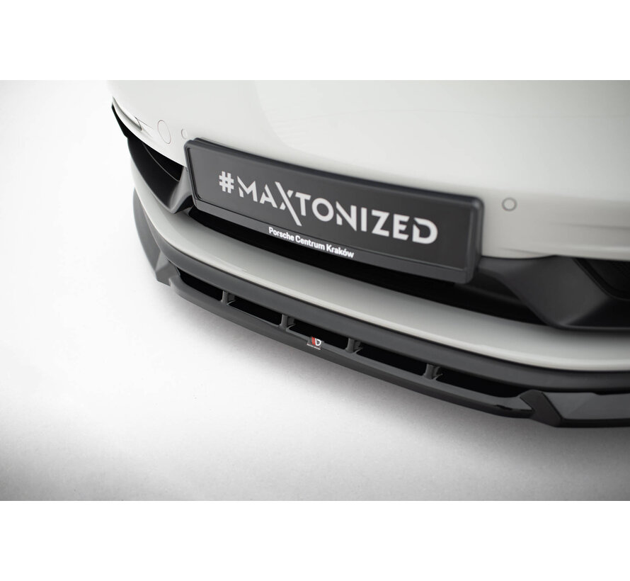 Maxton Design Front Splitter  V.2 Porsche 718 Cayman GTS 982c