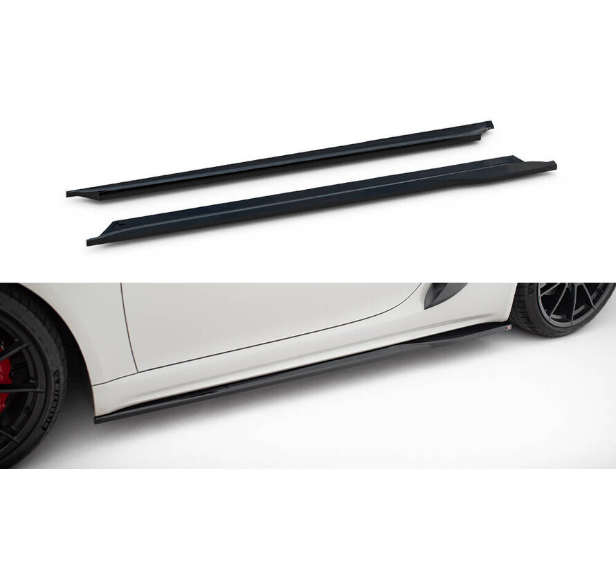 Maxton Design Side Skirts Diffusers Porsche 718 Cayman GTS 982c