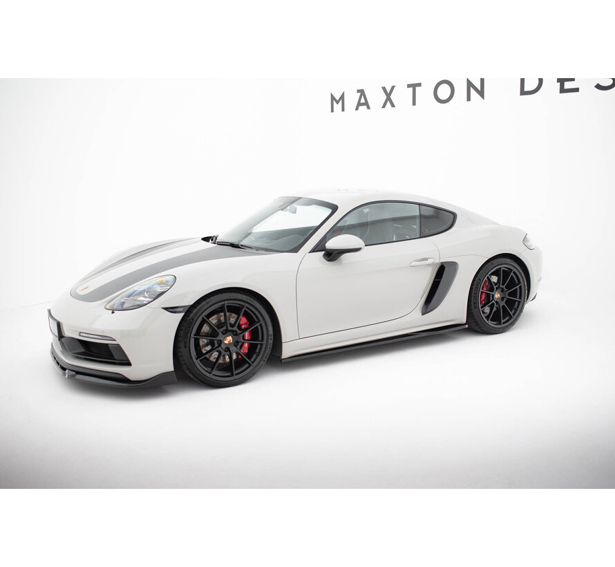Maxton Design Side Skirts Diffusers Porsche 718 Cayman GTS 982c