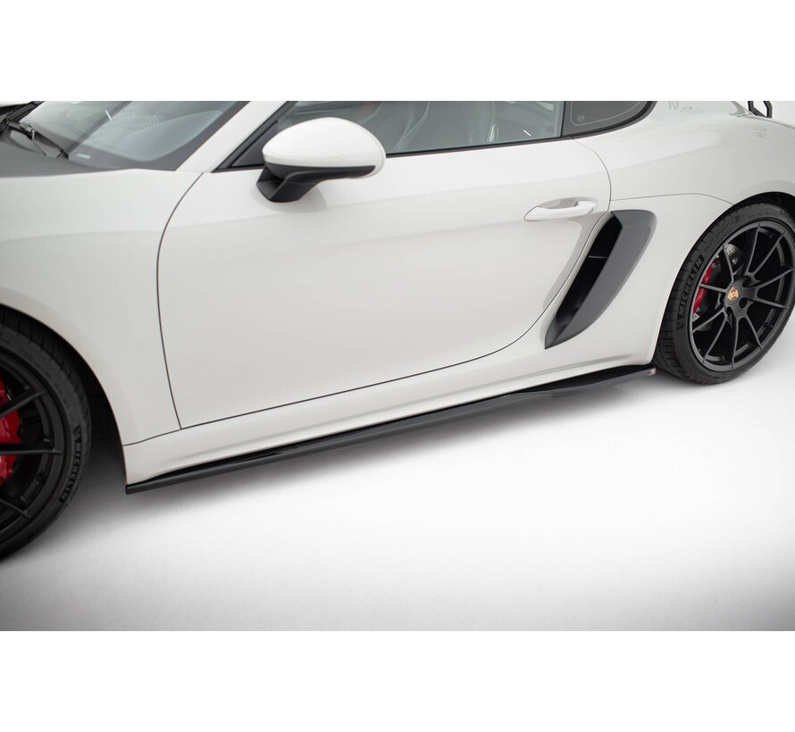 Maxton Design Side Skirts Diffusers Porsche 718 Cayman GTS 982c