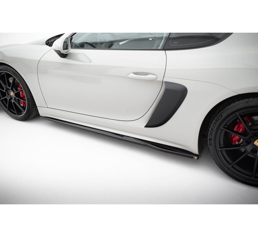 Maxton Design Side Skirts Diffusers Porsche 718 Cayman GTS 982c