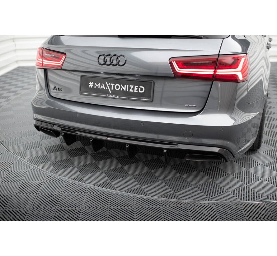 Maxton Design Rear Valance V.2 Audi A6 / A6 C7 S-line/ S6 C7 Facelift