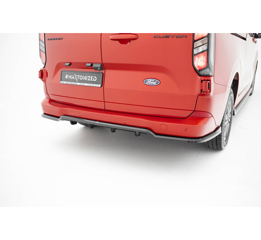 Maxton Design Rear Splitter (with vertical bars) Ford Transit Custom / Tourneo Custom Mk2