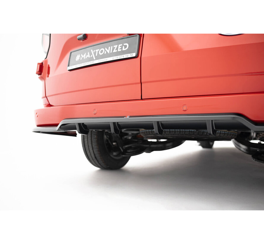 Maxton Design Rear Splitter (with vertical bars) Ford Transit Custom / Tourneo Custom Mk2