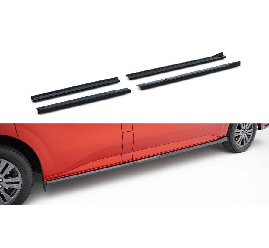 Maxton Design Side Skirts Diffusers Ford Transit Custom L1 / Tourneo Custom L1 Mk2