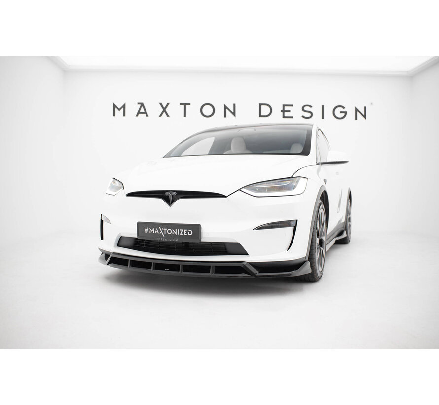 Maxton Design Front Splitter V.3 Tesla Model X Mk1 Facelift