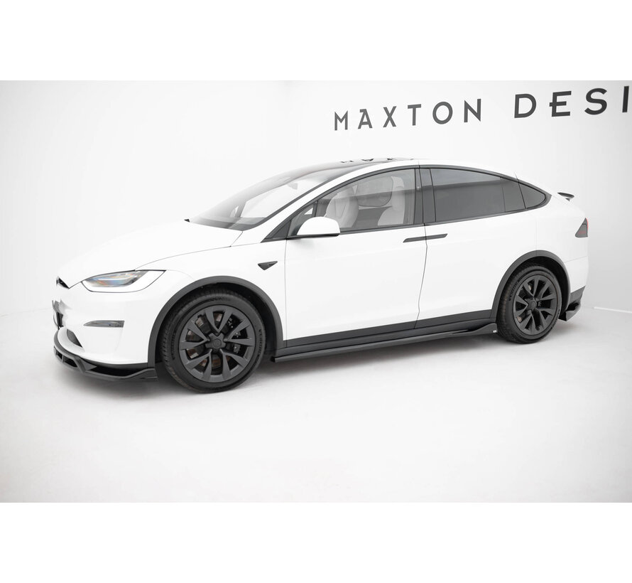 Maxton Design Side Skirts Diffusers V.2 Tesla Model X Mk1 Facelift