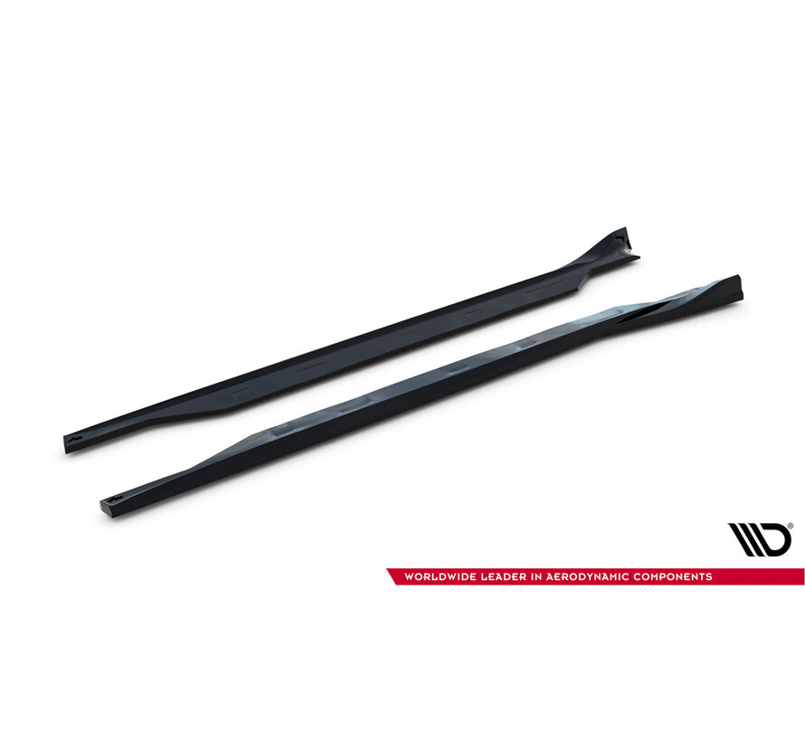 Maxton Design Side Skirts Diffusers V.2 Tesla Model X Mk1 Facelift