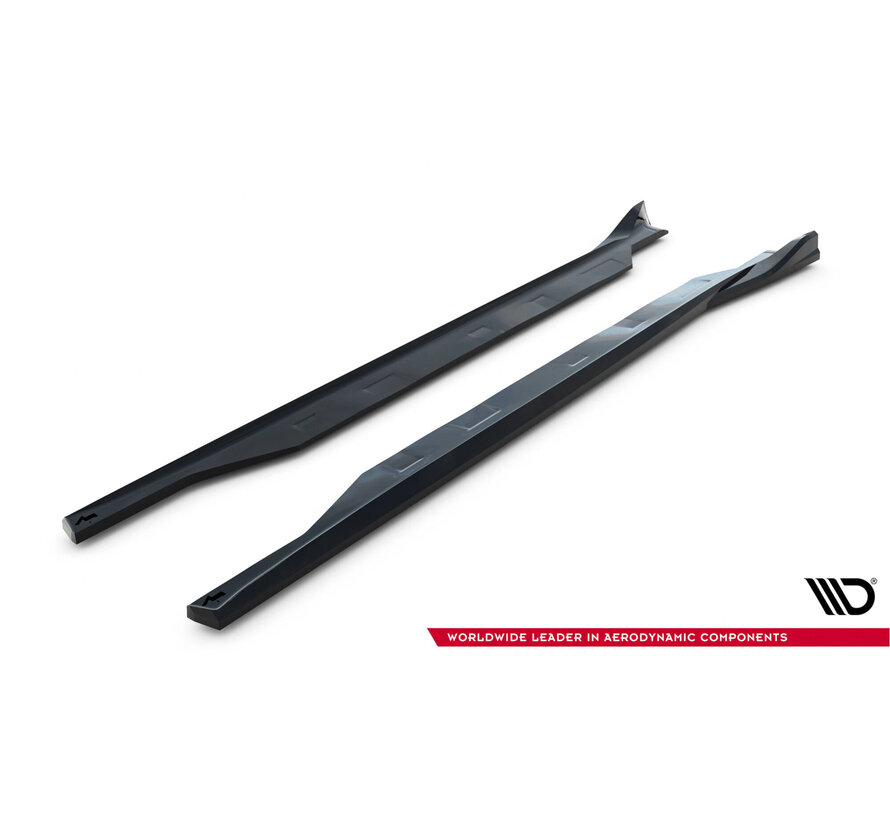 Maxton Design Side Skirts Diffusers V.2 Tesla Model X Mk1 Facelift