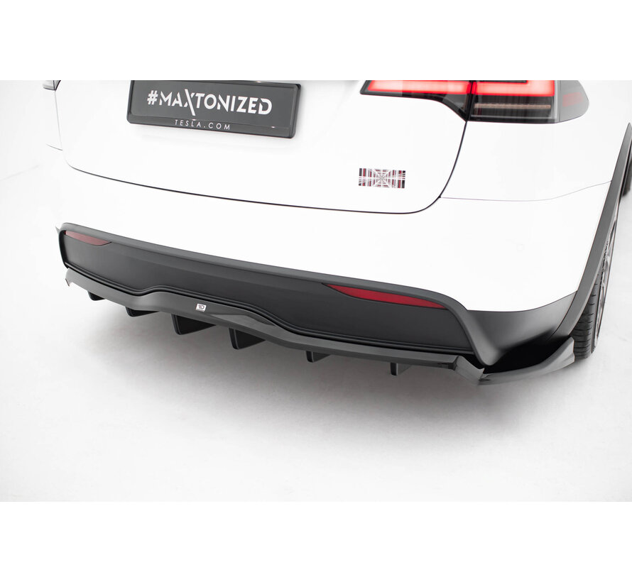 Maxton Design Set of Splitters Tesla Model X Mk1 Facelift