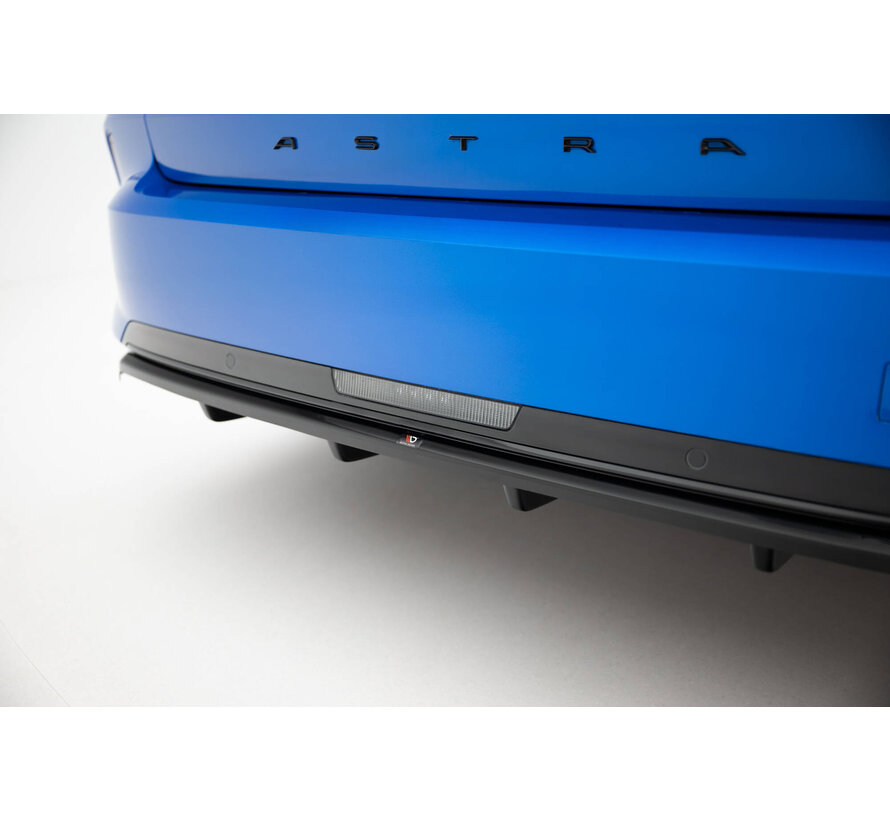Maxton Design Rear Splitter (with vertical bars) Opel Astra Sports Tourer L (MK6)