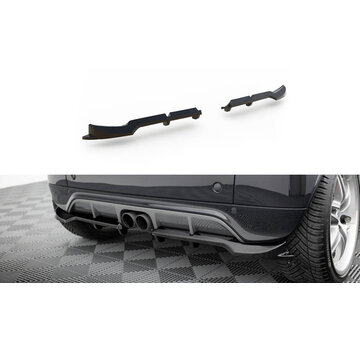 Maxton Design Maxton Design Rear Splitter (with vertical bars) Brabus Smart Fortwo C451 Facelift